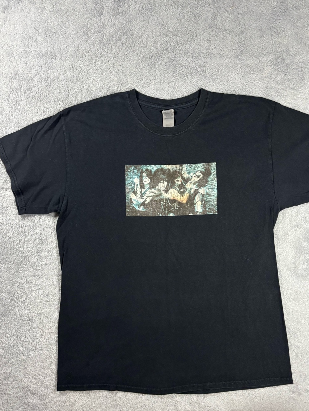 Vintage Kiss band Creatures of the Night 1983 tour women’s black cotton t-shirt